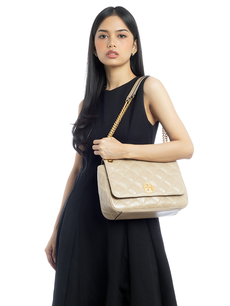 Willa Leather Shoulder Bag Multi