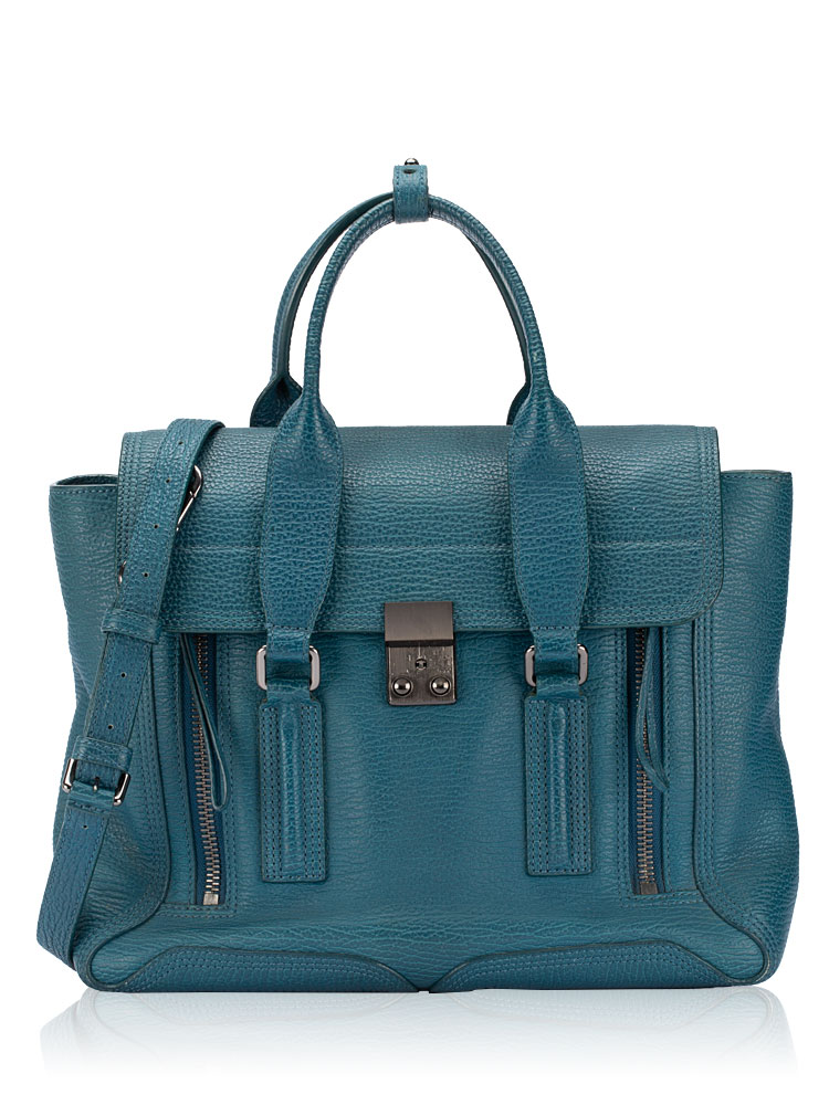3.1 Textured Calfskin Medium Pashli Nile