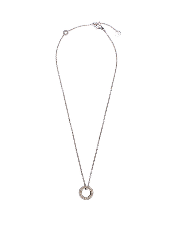 Sterling Silver Black Ceramic Save the Children B.Zero1 Pendant Necklace