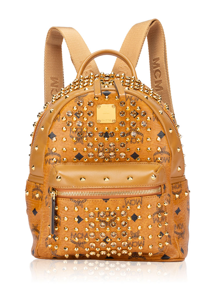 Visetos Swarovski Stark Small Backpack Cognac