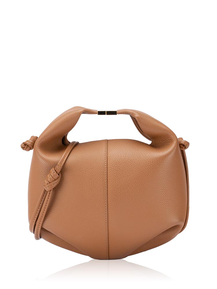 Textured Calfskin Béri Camel