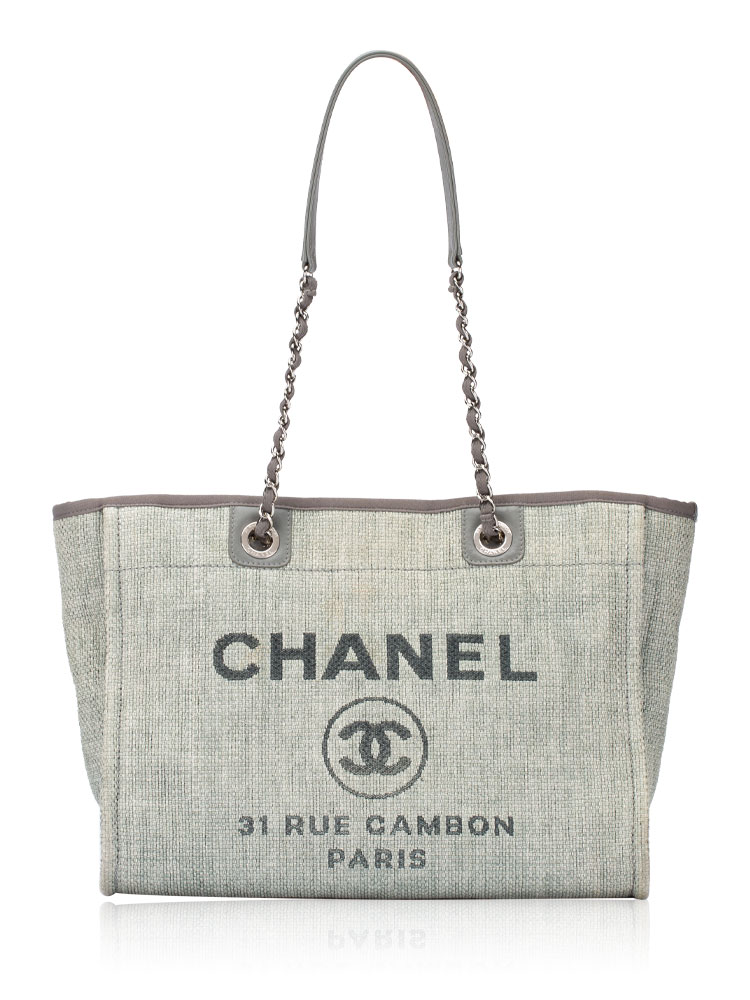 Mixed Fibers Deauville Small Tote Grey