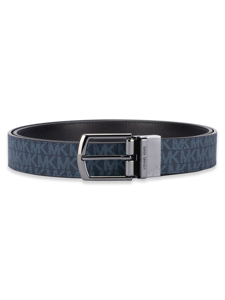 Men Signature Reversible Belt Admiral Pale Blue