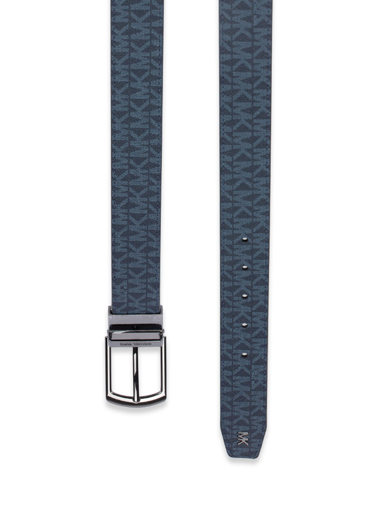 Men Signature Reversible Belt Admiral Pale Blue