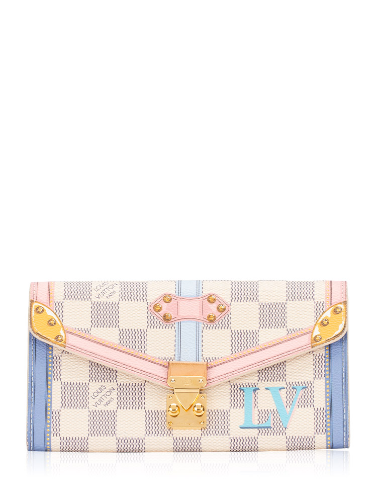 Damier Azur Summer Trunks Sarah Wallet