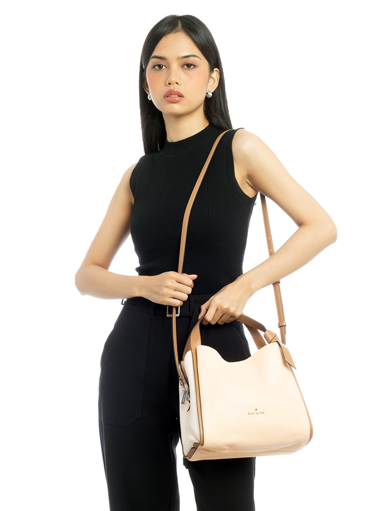 Knott Colorblock Carryall Crisp Peach Multi