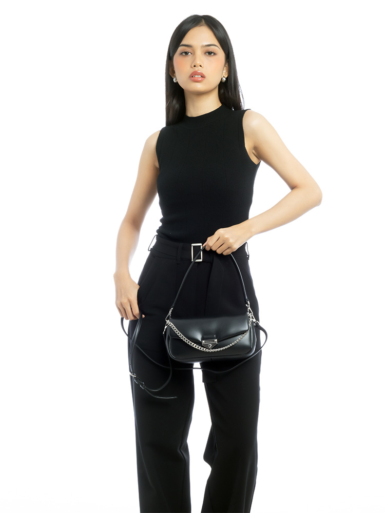 Soho Small Convertible Crossbody Black
