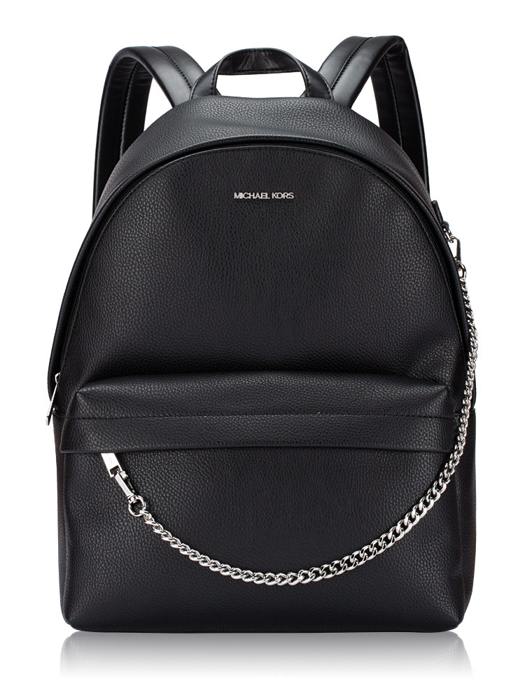 Slater Large Chain Backpack Black