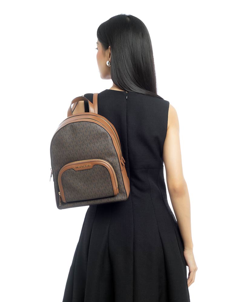 Signature Jaycee Medium Backpack Brown
