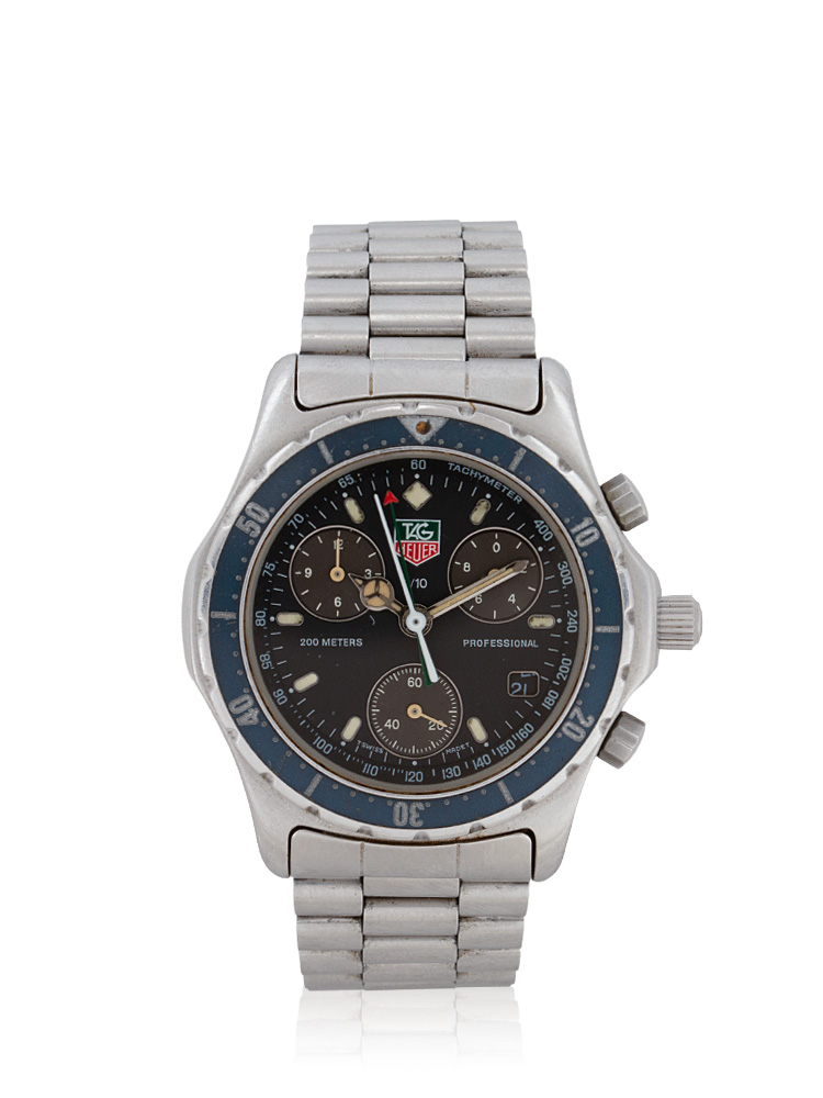 Professional 2000 Chronograph 41mm Stainless Watch Silver