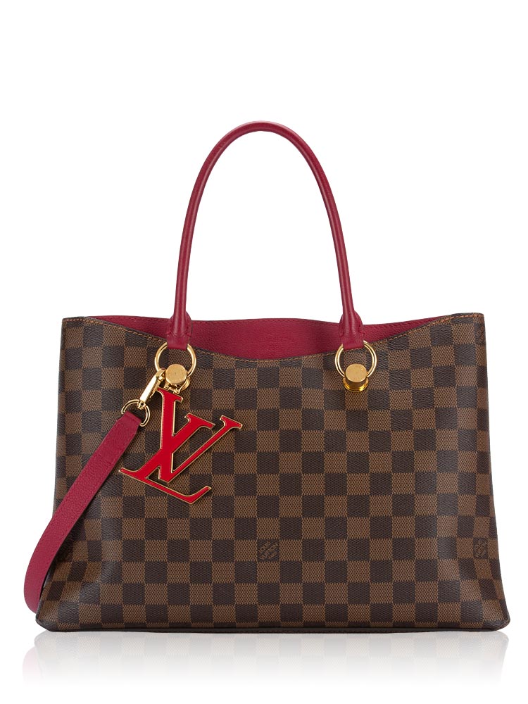 Damier Ebene LV Riverside Lie De Vin