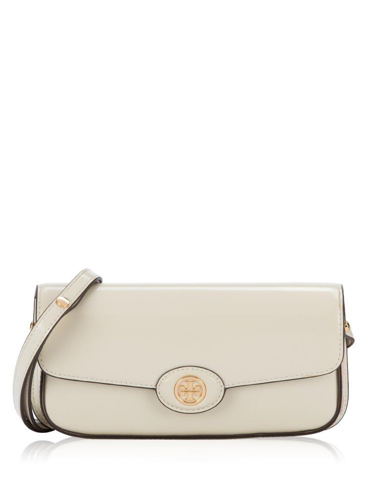 Robinson Spazzolato Rectangular Shoulder Bag Shea Butter