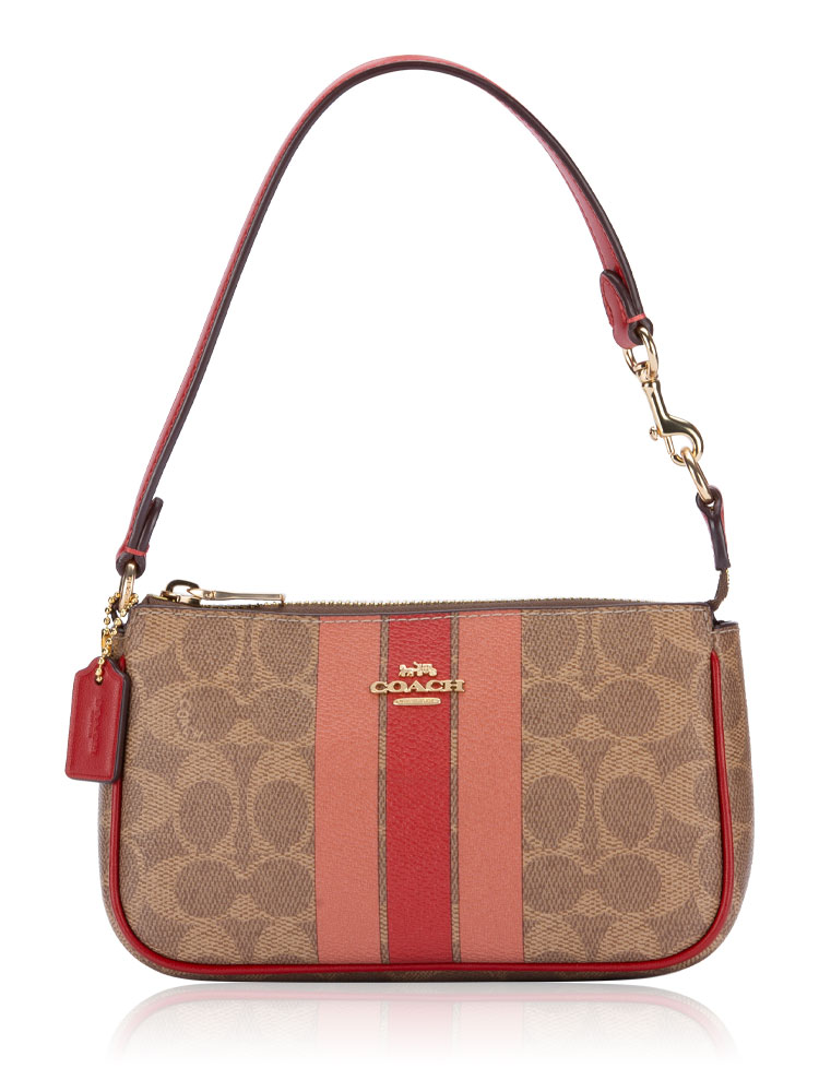 CAQ04 Signature Stripe Nolita 19 Pouch Multi