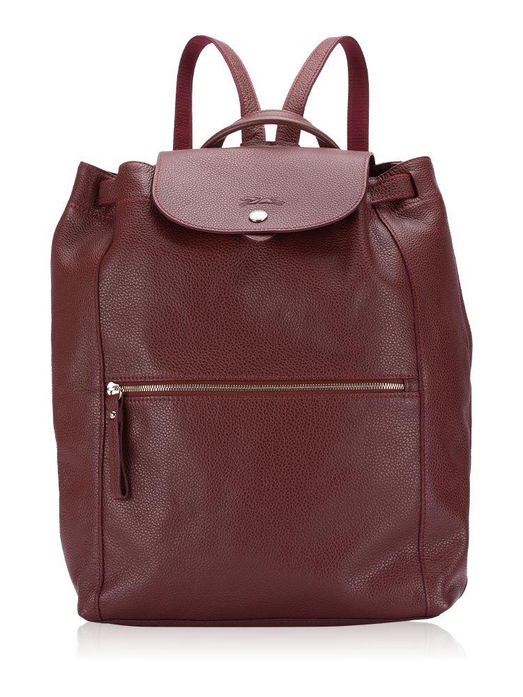Le Foulonne Backpack Burgundy