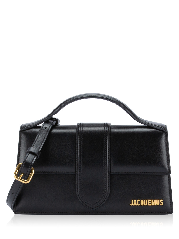 Calfskin Le Grand Bambino Top Handle Bag Black