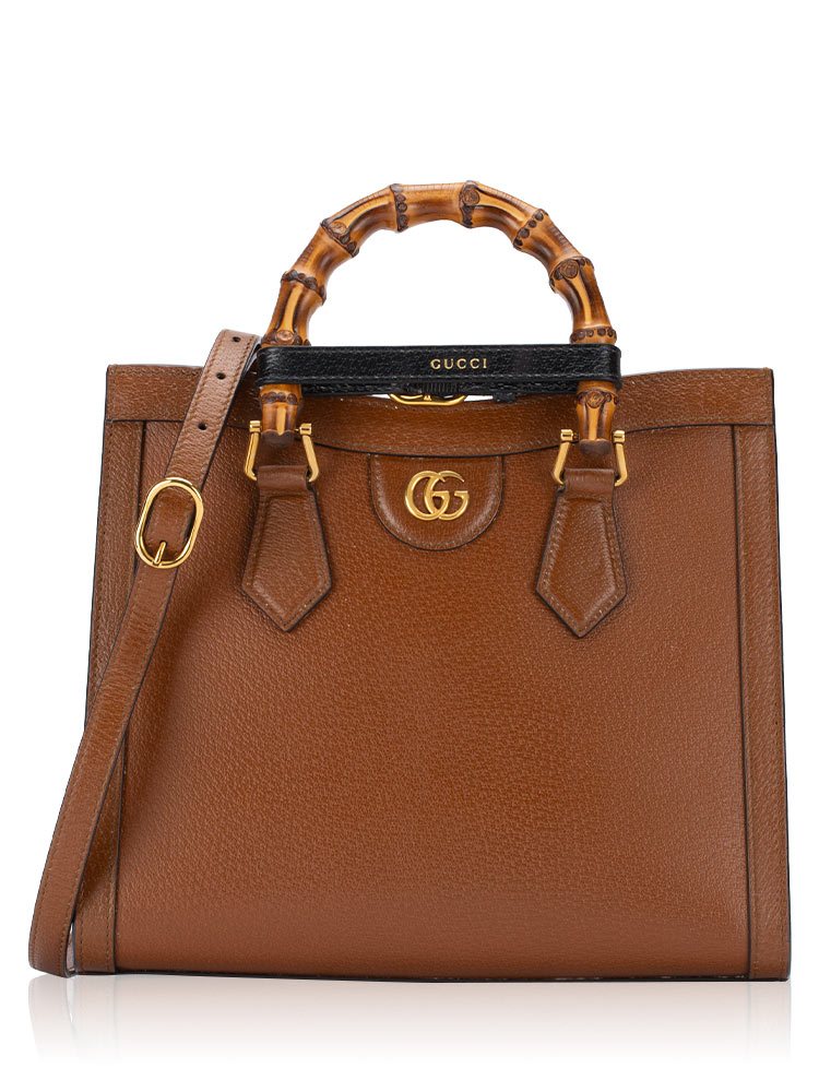 Grain Calfskin Diana Medium Tote Cuir