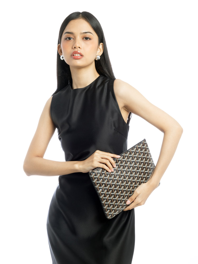 Goyardine Senat Pochette MM Black