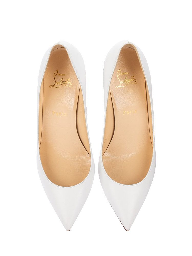Nappa Kate 55 Pumps White Sz 39