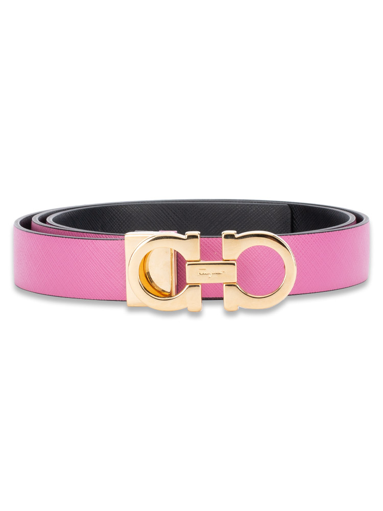 Gancini 20mm Reversible Belt Anemone Noir
