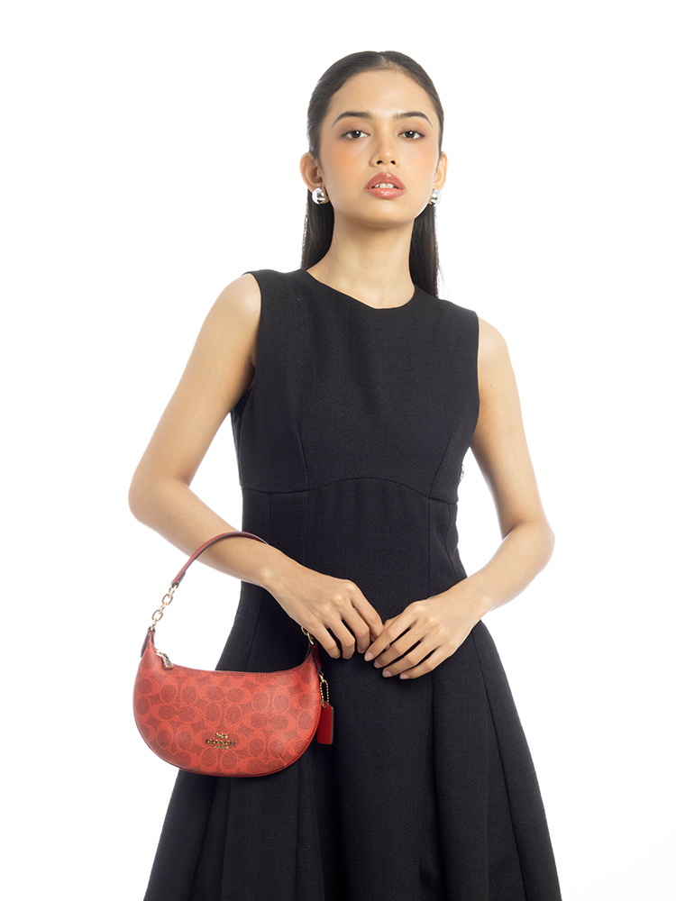 CEL06 Signature Mini Payton Bag Crimson