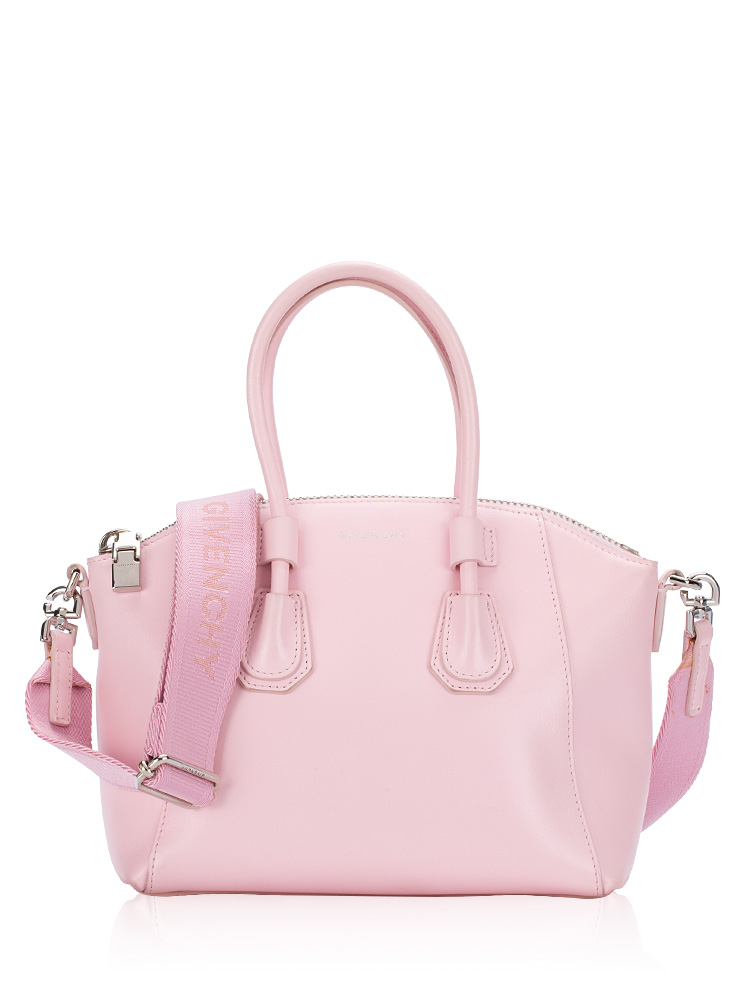 Box Calfskin Antigona Sport Mini Top Handle Bag Blossom Pink