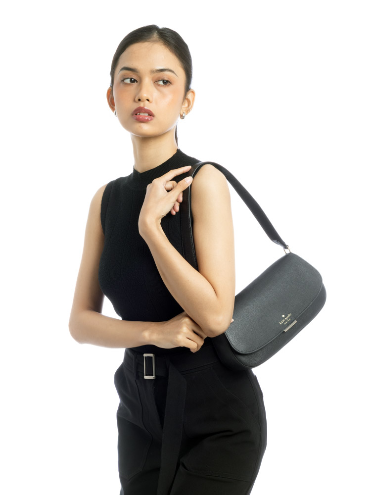 Quinn Shoulder Bag Black