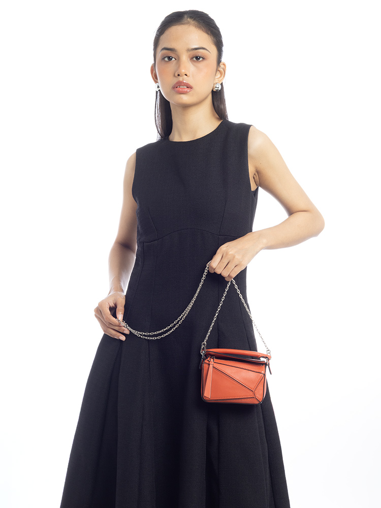 Calfskin Nano Puzzle Bag Orange
