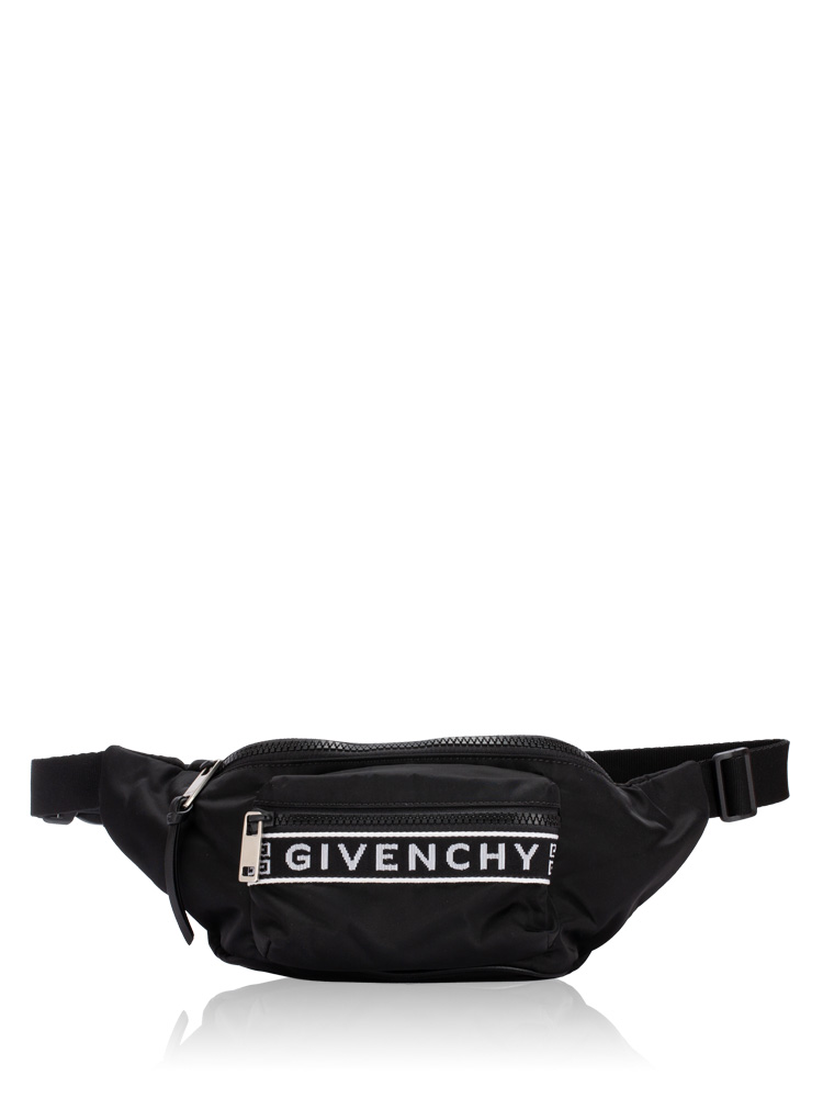 Nylon Logo Belt Bag Black