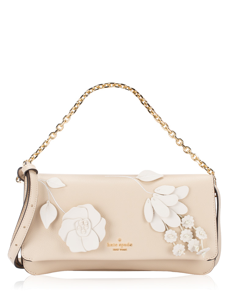 Ivy Floral Crossbody Milk Glass Multi