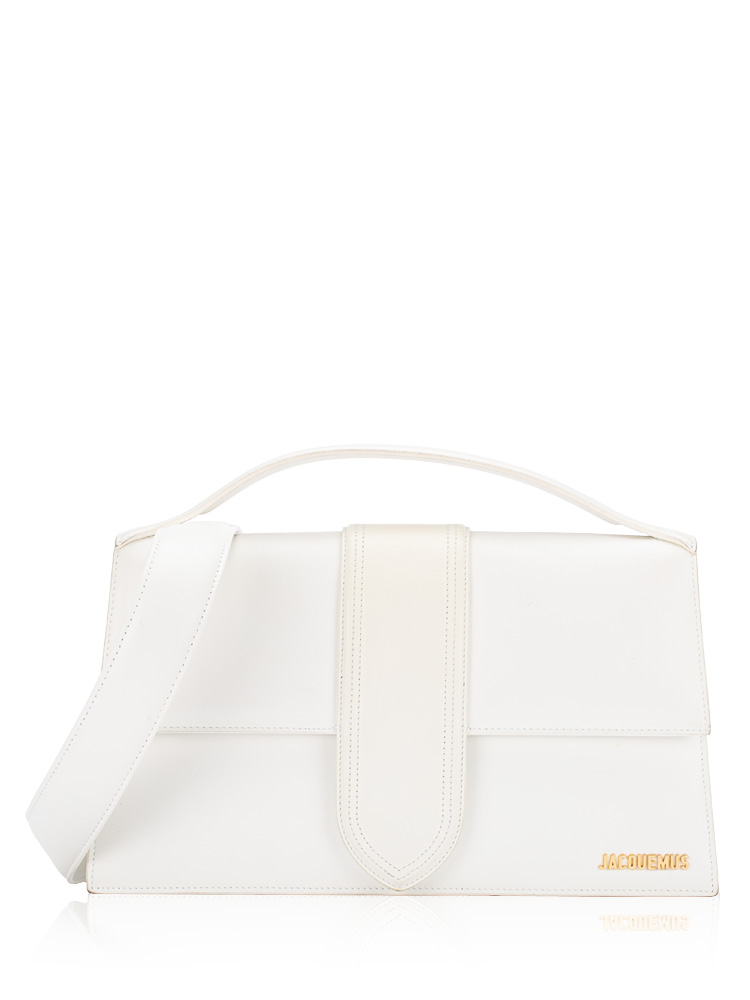 Calfskin Le Bambinou Flap Bag White