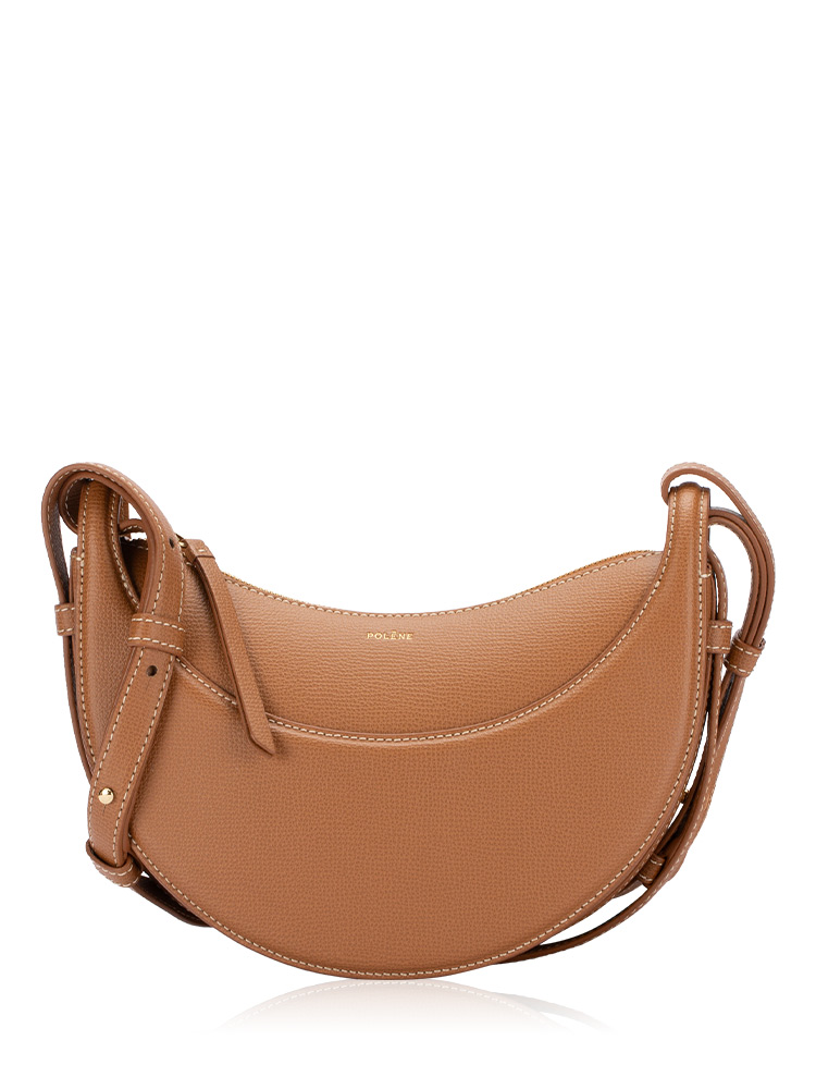 Textured Calfskin Numero Dix Camel
