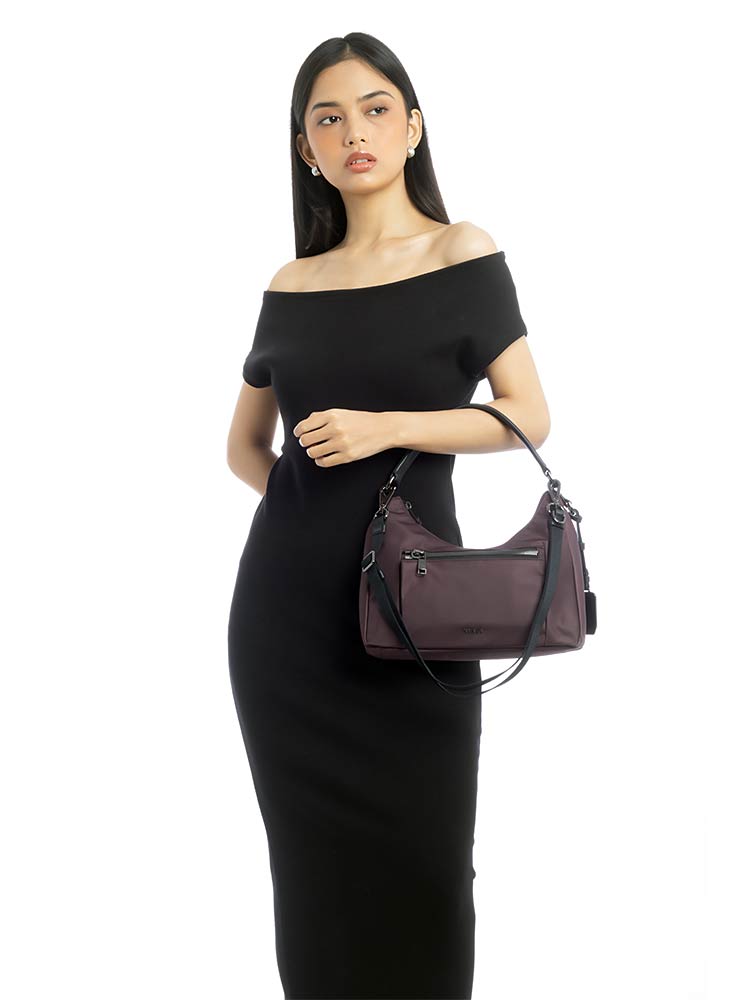 Voyageur Adelaide Crossbody Deep Plum