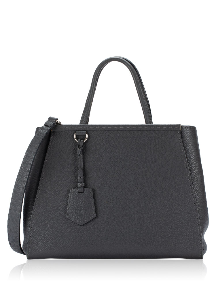 Cuoio Romano Selleria Regular 2Jours Tote Grey