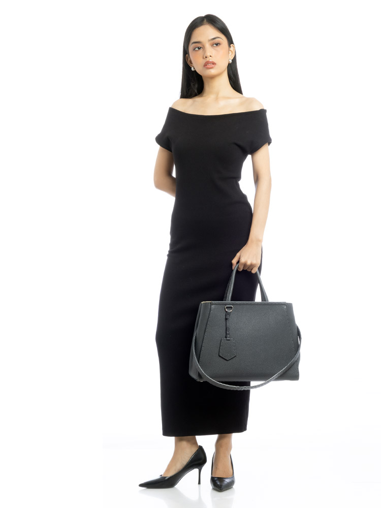 Cuoio Romano Selleria Regular 2Jours Tote Grey