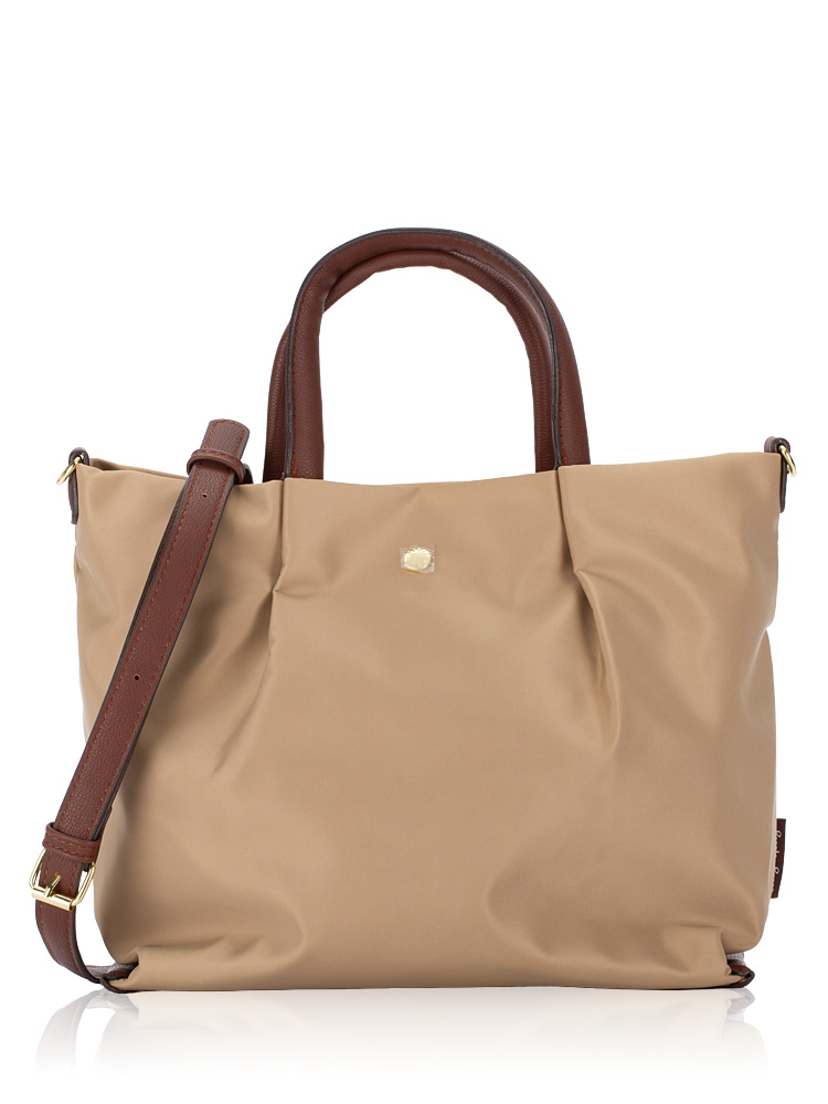 2-Way Shoulder Bag Beige