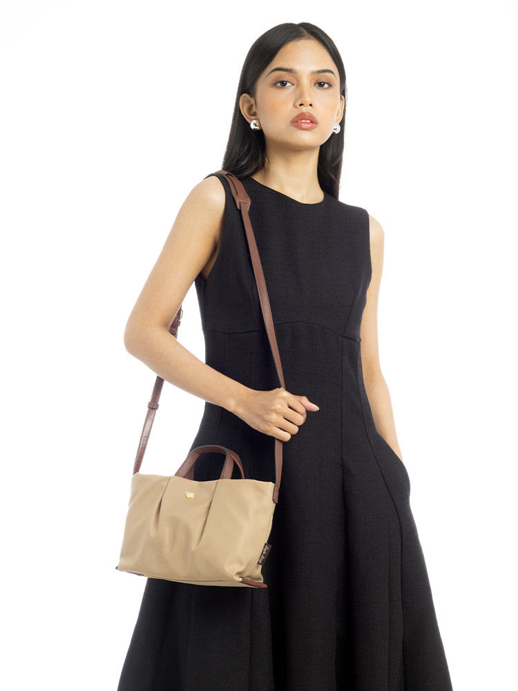 Mini Shoulder Bag Beige
