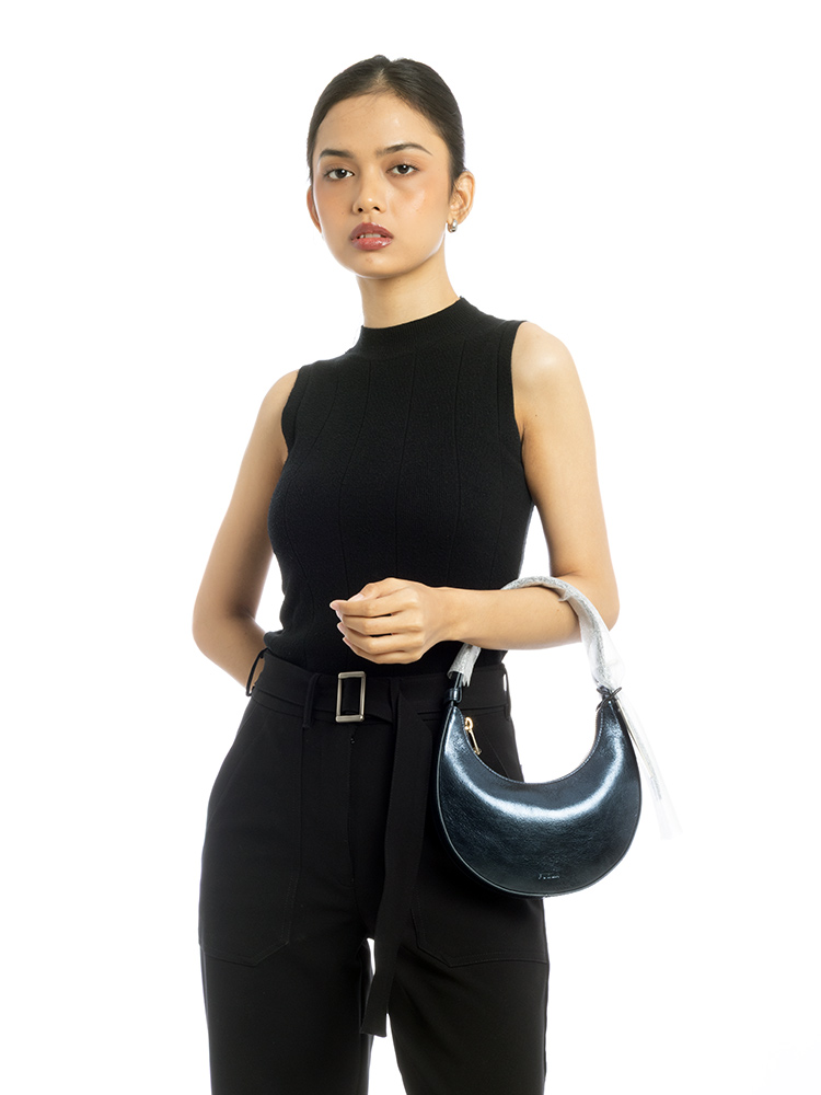 Delizia Mini Shoulder Bag Grigio Blu