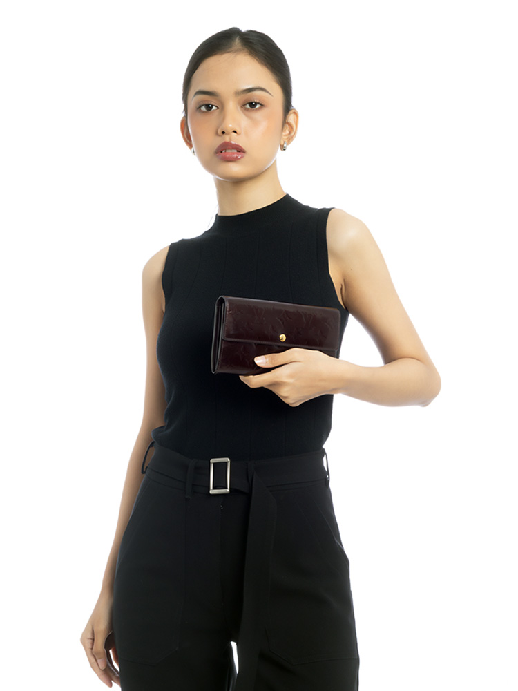 Monogram Vernis Sarah Amarante