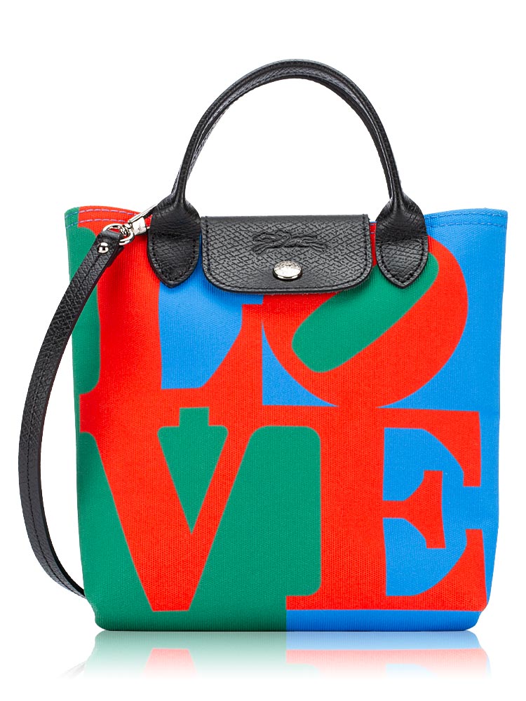 X Robert Indiana XS Crossbody with Scarf Red