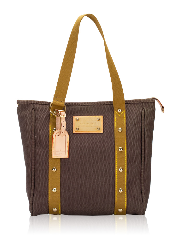 Toile Antigua Cabas MM Brown
