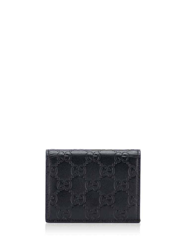Guccissima Bi-Fold Wallet Black
