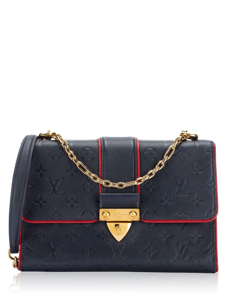 Monogram Empreinte Saint Sulpice PM Marine Rouge