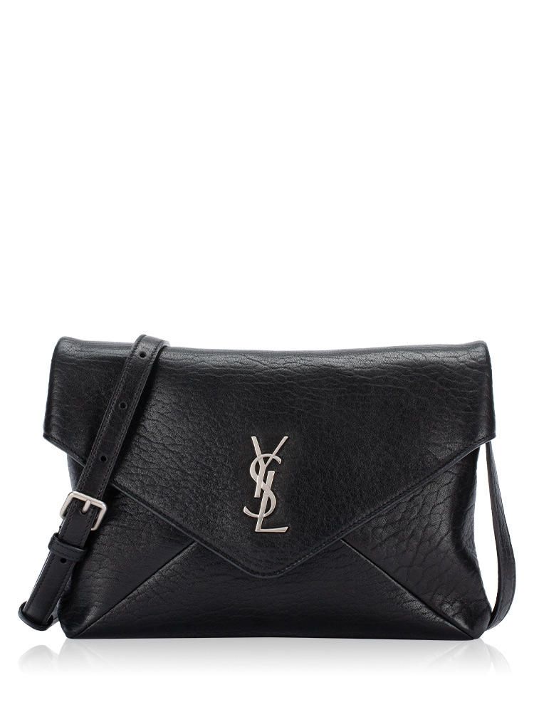 Lambskin Cassandre Envelope Messenger Black