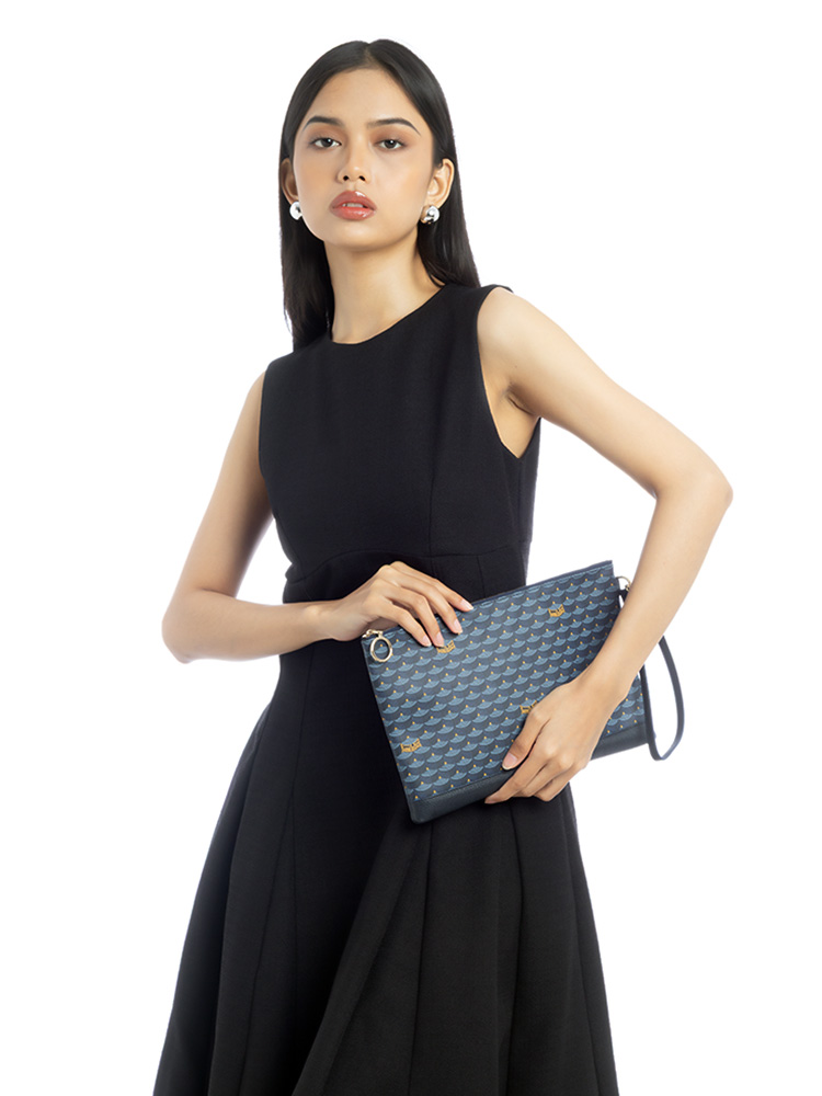 29 Zip Pochette Blue