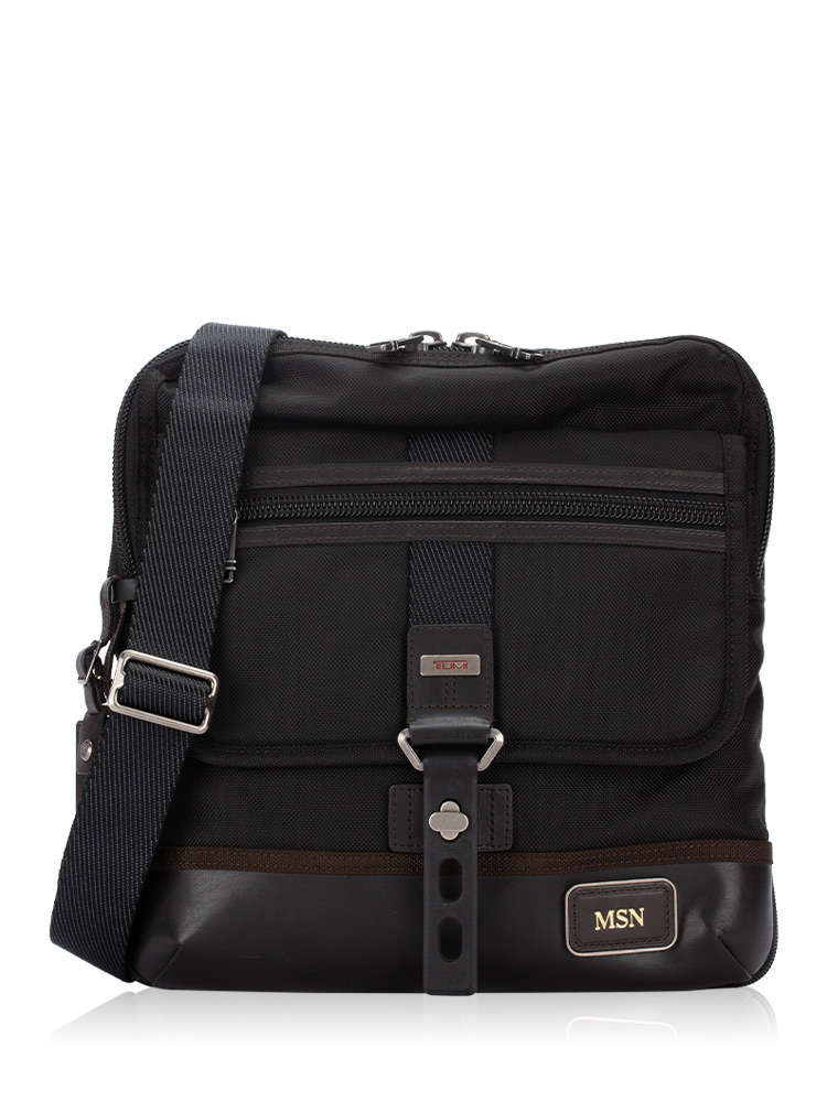 Men Alpha Bravo Arnold Crossbody Black Brown
