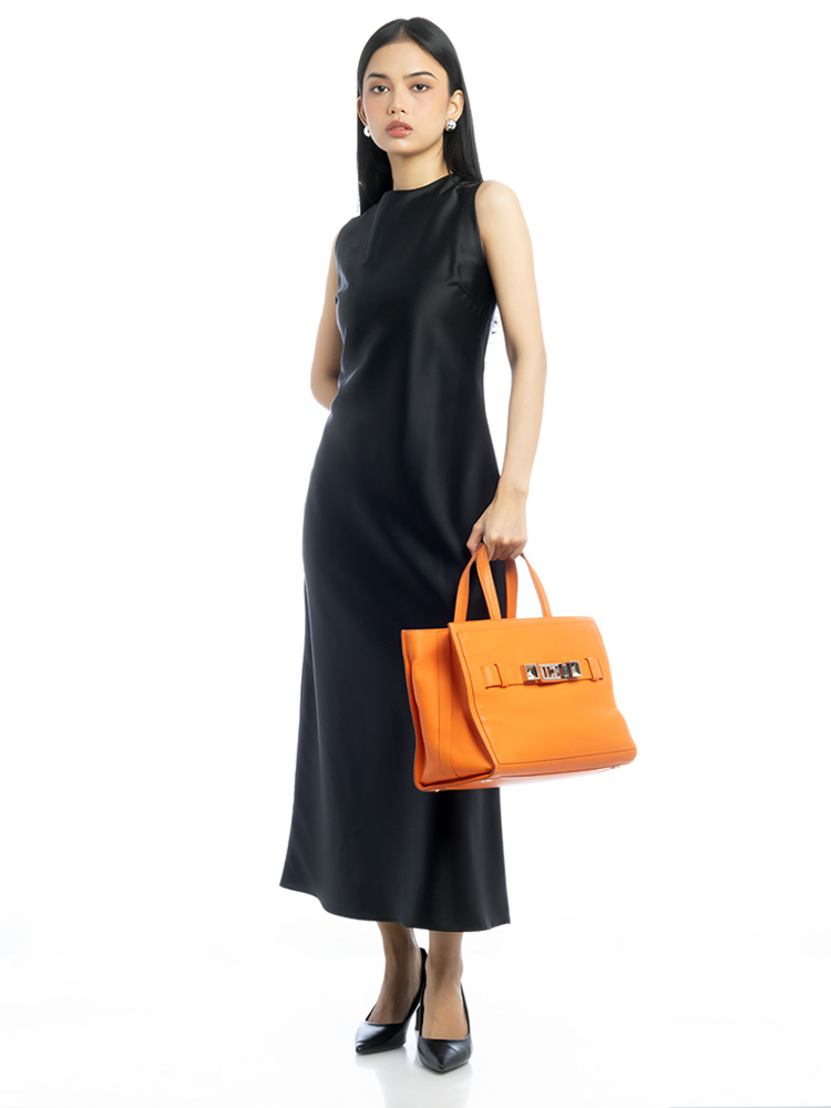 Calfskin Small PS11 Tote Orange