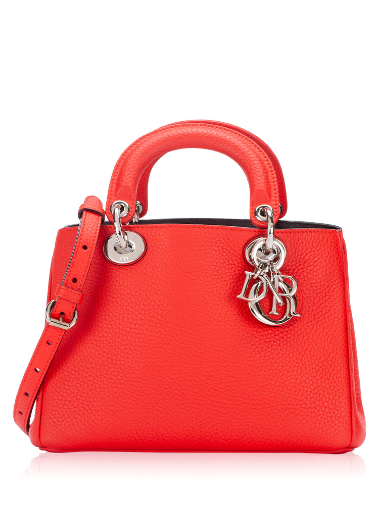 Taurillon Diorissimo Mini Tote Tonic Red