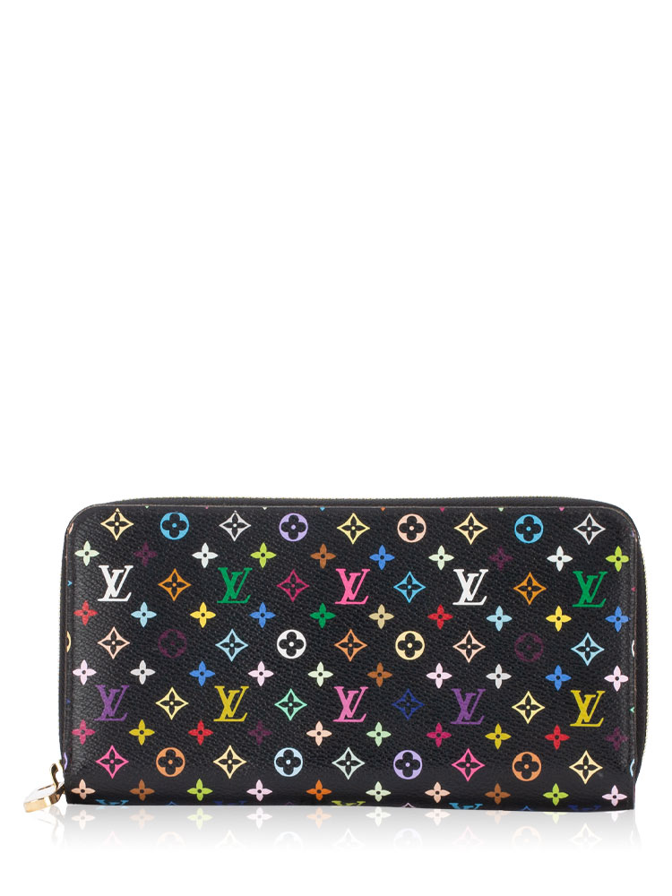 Monogram Multicolor Zippy Wallet Black