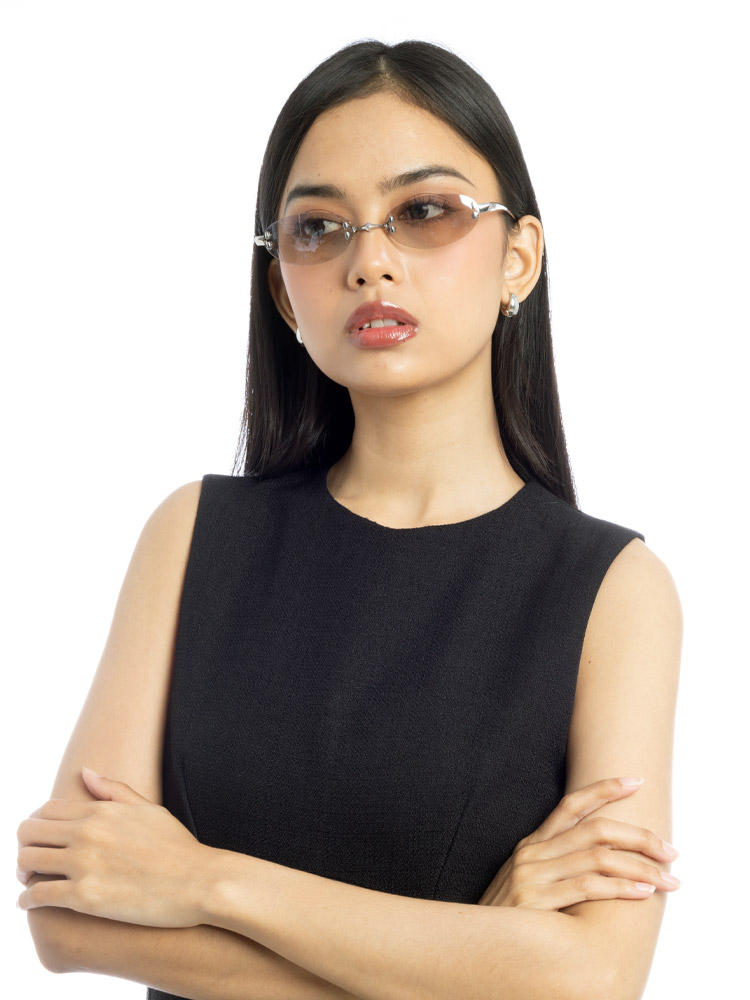 Furi 02 Sunglasses Silver Purple