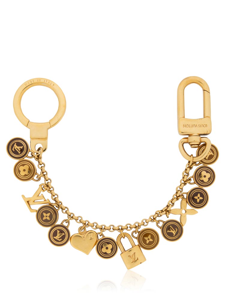 Pastilles Bag Charm Gold Brown